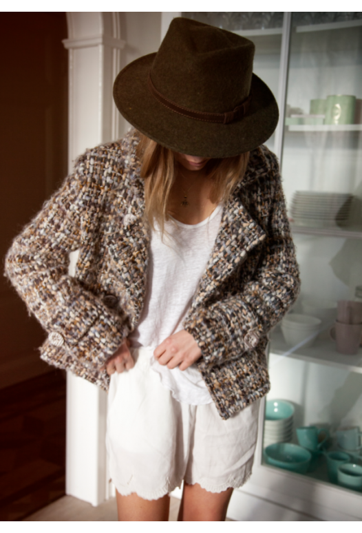 Carlala Jacket  Brown - Short 