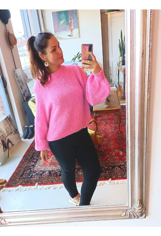 Johanna Paris - Fluffy Cardigan Pink