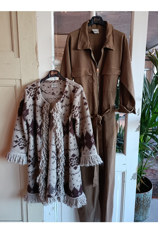 Johanna Paris - Onesie Brown