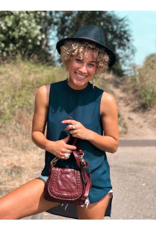 Shoulder small bag - "Afrodite" 