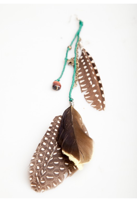Feather earring