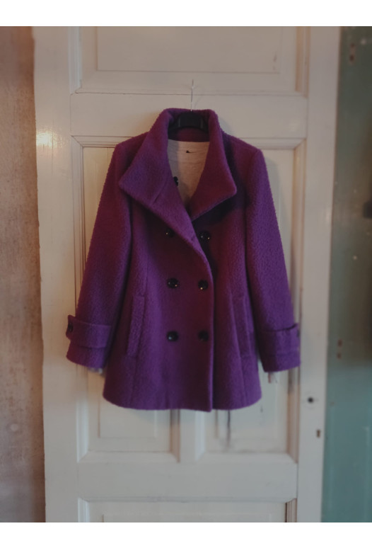 Wool Jacket Short - Purple