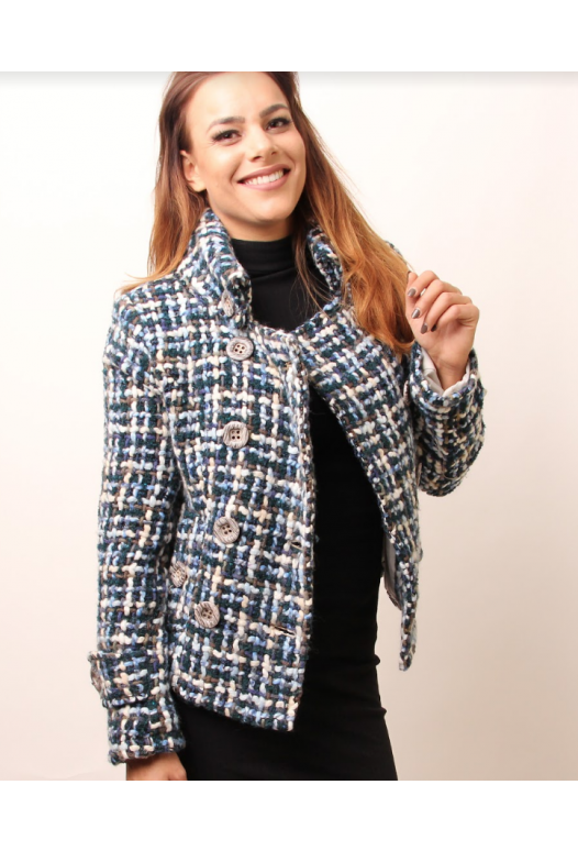 Carlala Jacket Blue - Short 