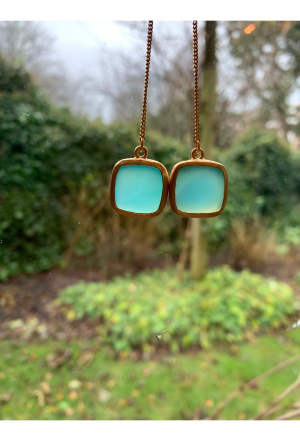 Blauwe Chalcedoon - Carlala Jewelry