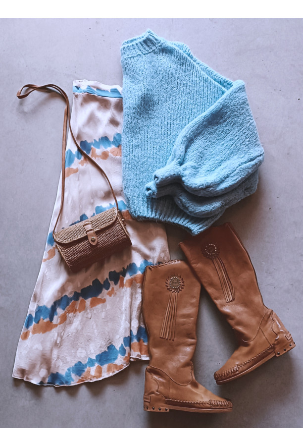 Johanna Paris - Fluffy Cardigan Babyblue