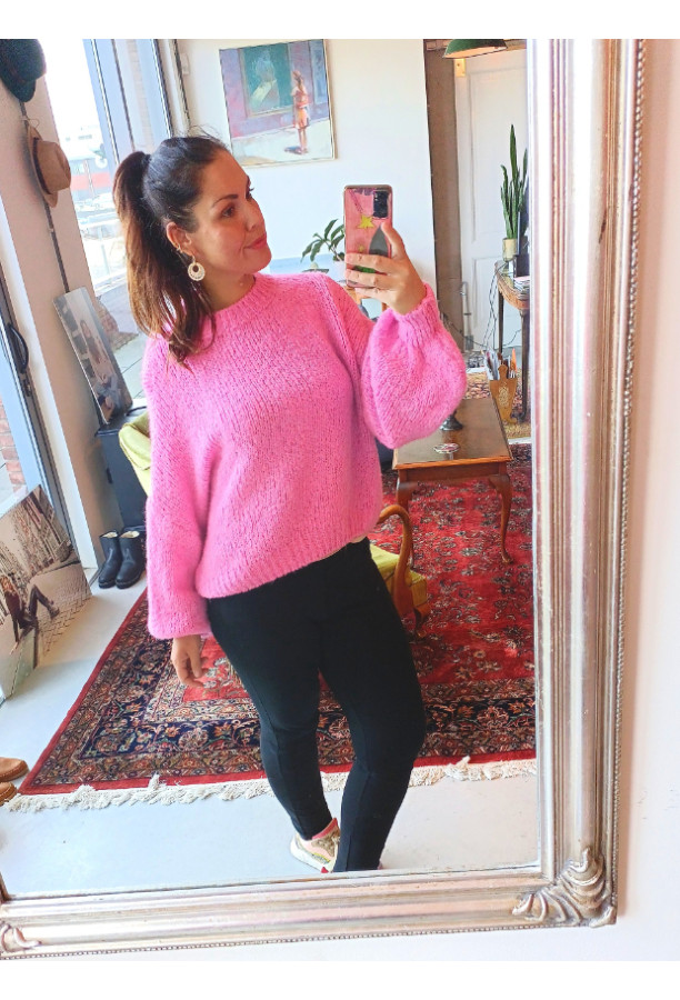 Johanna Paris - Fluffy Cardigan Pink