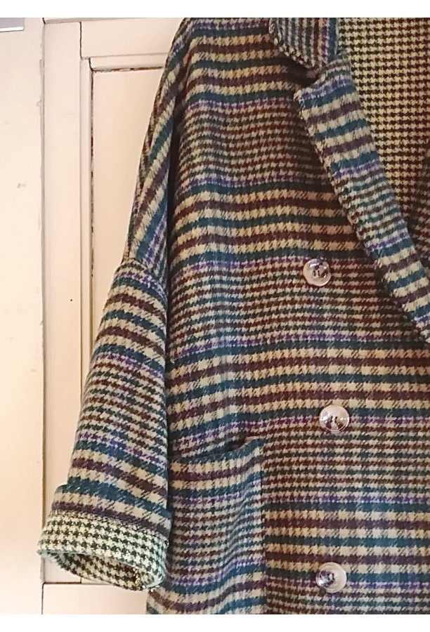 Johanna Paris - Coat Granddad Check