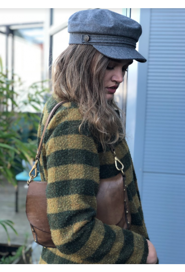 Get it - geruite wollen jas 