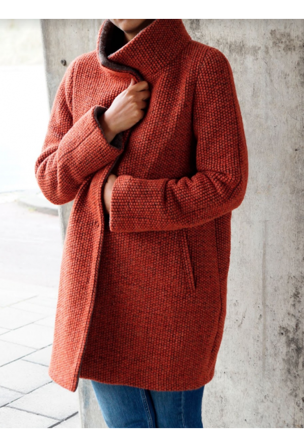 Winter Coat - Red Orange 