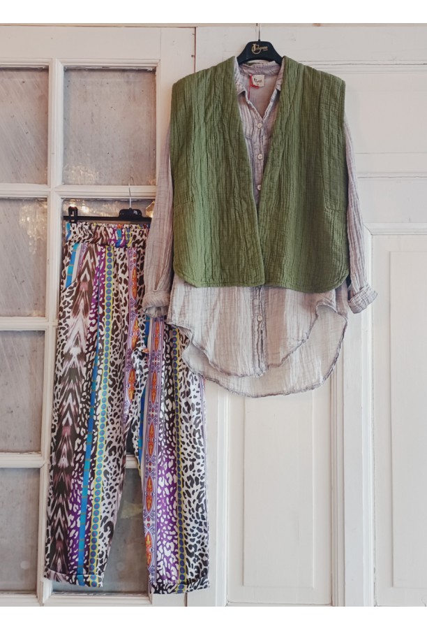 Johanna Paris - Crinkle Blouse