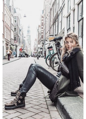 Ymiz Leopard Nero (sheepskin)