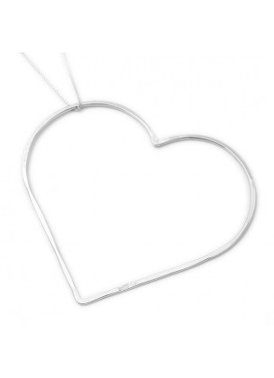 LARGE HEART - Silver 