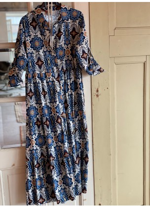 Johanna Paris - 70`s Dress Blue