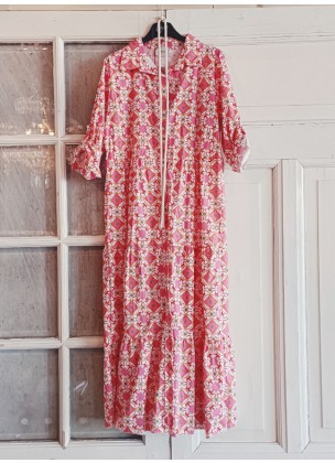 Johanna Paris - 70`s Dress Red