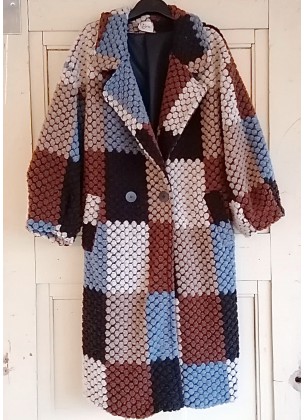 Johanna Paris - Coat Multicolour Block