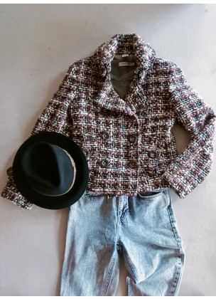 Carlala Jacket Brown - Short 