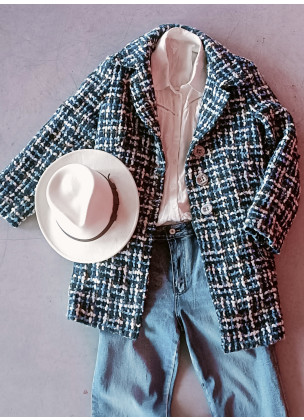 Carlala Jacket Blue - Long 