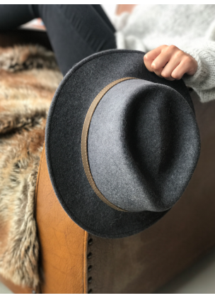 Classic dark grey hat 