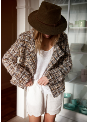 Carlala Jacket  Brown - Short 