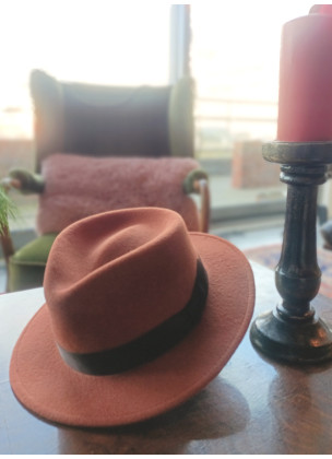 New Classic Deep Cognac Hat 