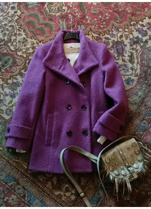 Wool Jacket Short - Purple