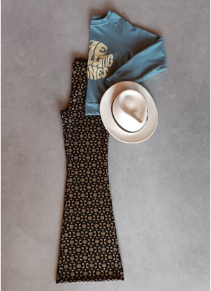 Johanna Paris - Flare Pant Flower