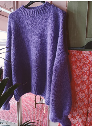 Johanna Paris - Fluffy Cardigan Purple