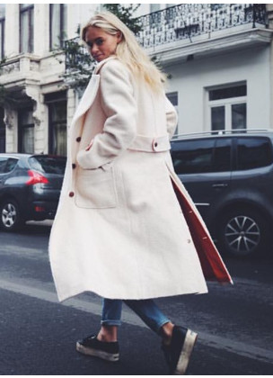 Trench Coat - White