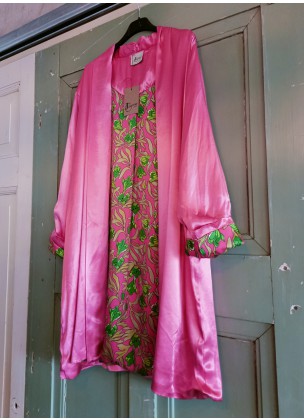 Johanna Paris - Fuchsia Satin Blouson