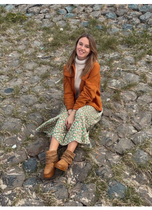 Johanna Paris - Cognac Blouse