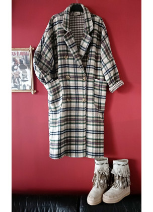 Johanna Paris - Coat Bright Check