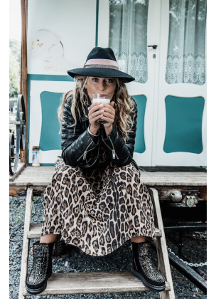 Ymiz Zipper Cav Nero (sheepskin)