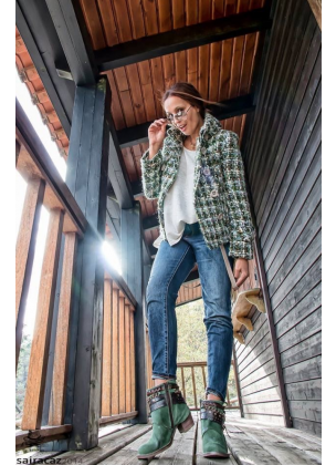 Carlala Jacket Green - Short 