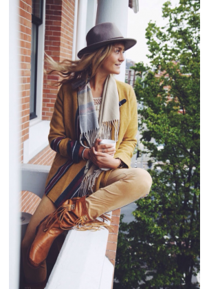 Fringe Jacket - Yellow