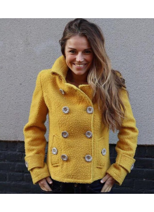 Wool Jacket Short - Yellow